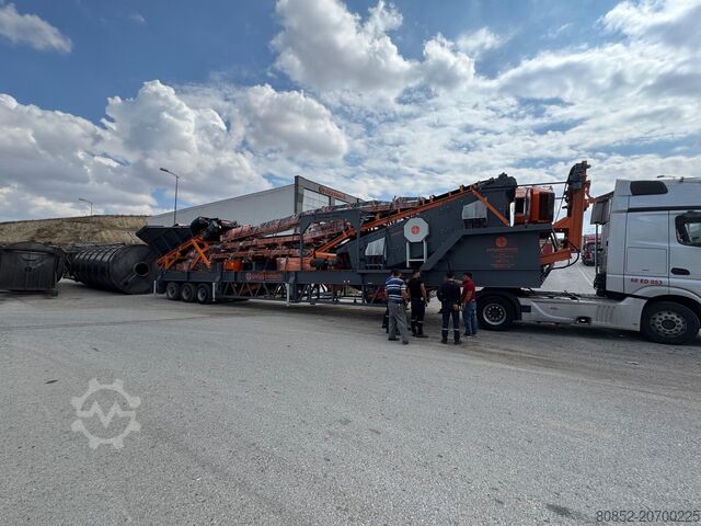 Razbijanje biljke Polygonmach Mobile impact crusher with screen 1200x1000mm w...