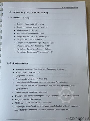 Mandreles csőhajlító gép TRANSFLUID DB 630-3A-CNC