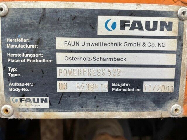 Szemetesautó Mercedes-Benz 2628 6x2 Econic Euro3/Faun PowerPress