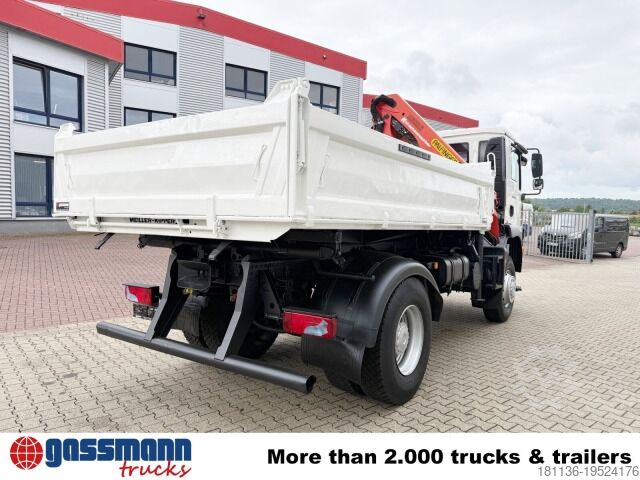 Kiepwagen MAN TGM 18.240 4x4 BB mit Kran Palfinger PK9501
