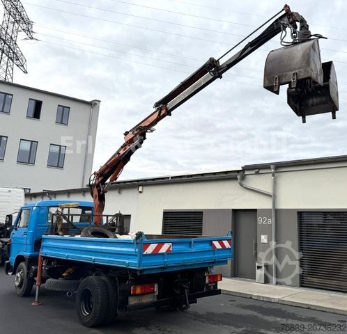 Trójstronna wywrotka MAN 10.150, Atlas 60.01, Greifer , TÜV