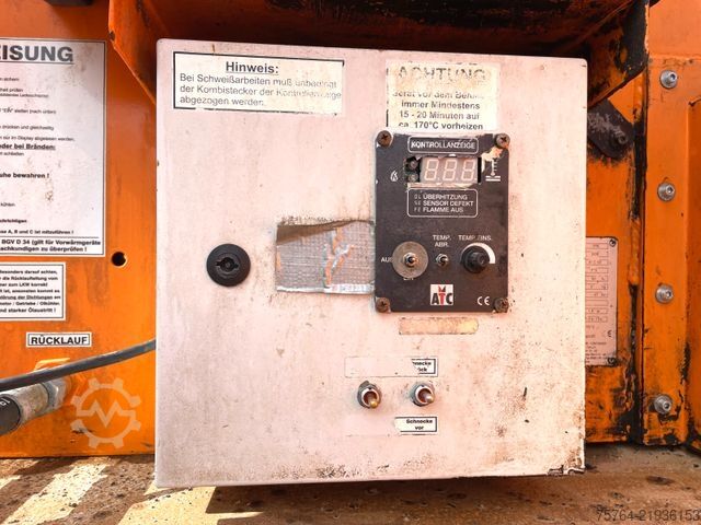 Dostosowany van  ca. 3m³ ATC Asphaltcontainer / Propangas-Heizung