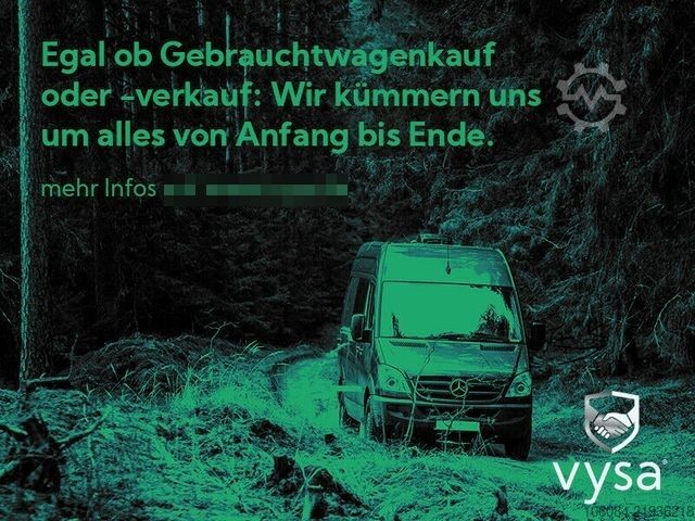 Furgon blaszak FORD Transit Custom L1 Kasten AC Würth Regale AHK 2,5