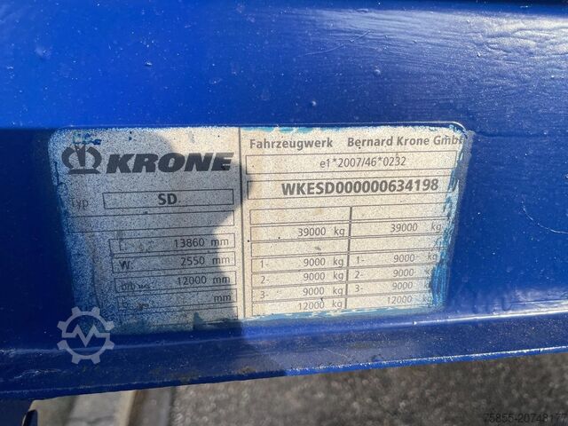 Volume transport Krone Mega Mega / Volume / BPW Axles / Drumbrakes