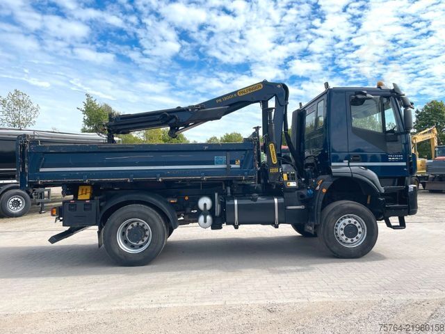 Lastbilmonteret kran IVECO Trakker 360/AD190/Pafinger 13.001/Meiller/1.Hand