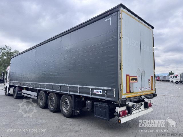 Brandalı açık yarı römork Schmitz Cargobull Curtainsider Standard