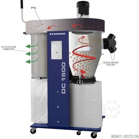 Estrazione a ciclone CORMAK DC1500