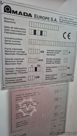 Presse plieuse Amada HFB 80