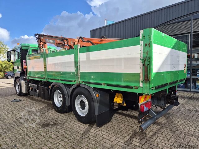  MAN TGS 26.400 6X2 Pritsche/ Crane Terex 210.2-A13 ...