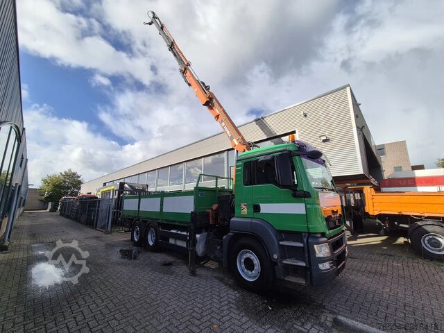  MAN TGS 26.400 6X2 Pritsche/ Crane Terex 210.2-A13 ...