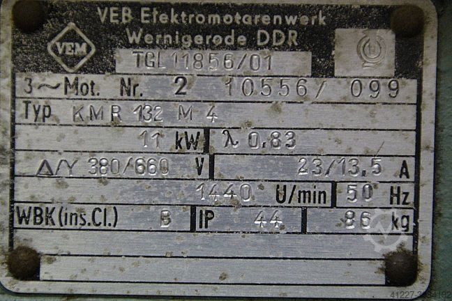 Hydraulikpumpe dobbelt ORSTA A16R / C16-3R TGL 10859