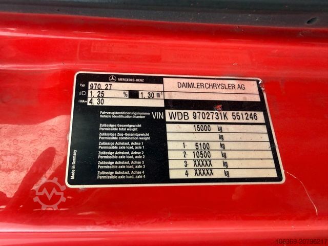 Vacuümtankwagen MERCEDES-BENZ Atego 1523 4x2 Combi Cleaner 6000 L