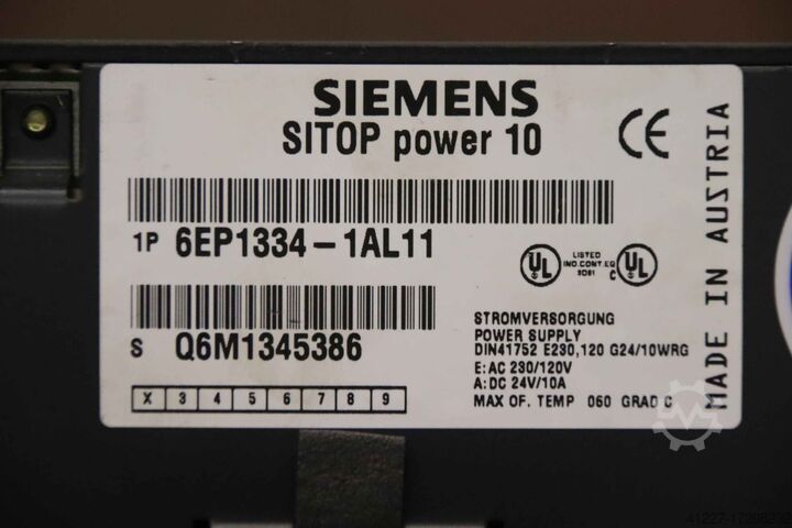 Alimentation électrique SITOP Power Siemens 6EP1334-1AL11