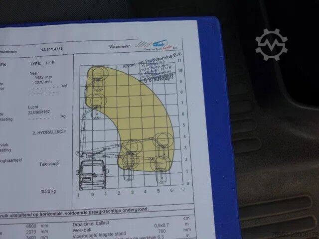 Piattaforma di sollevamento Renault Master france elevateur 11,5 meter