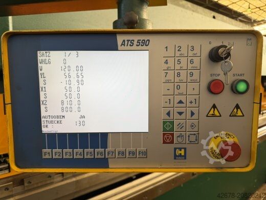 3osý CNC ohraňovací lis HACO ERMS 40135