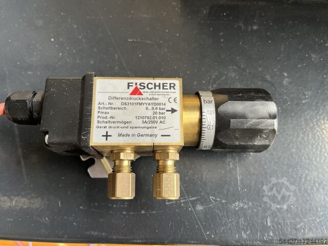 Interrupteur à pression différentielle Fischer Mess und Regeltechnik DS3101FMYAYD0014