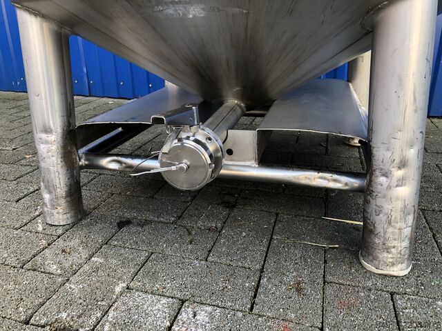 Roestvrijstalen transportcontainer druktank  