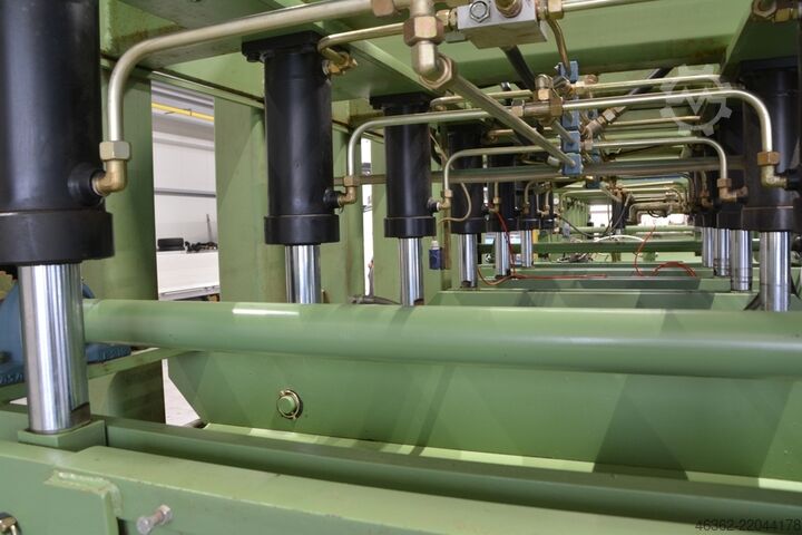 Prasa przelotowa z dociskiem bocznym Kallesoe PRASA DO KLEJENIA  LV 351