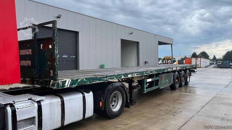 Platte bak Flandria OPL 3 38 T (TWISTLOCKS / TAMBOURS / DRUM BRAKES...