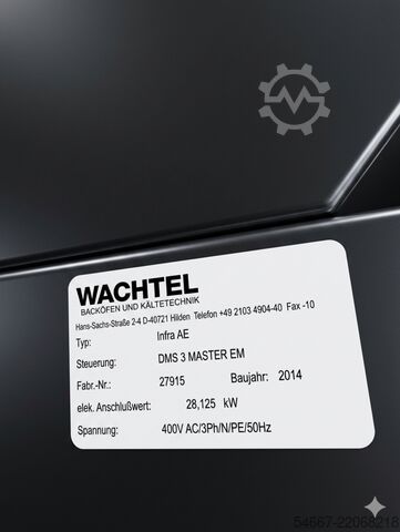 Etagenbackofen Fabrikant: Wachtel Backöfen und Kältetec Infra AE