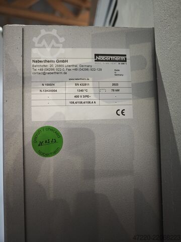 Komorová elektrická pec 1340°C Nabertherm N1000/H