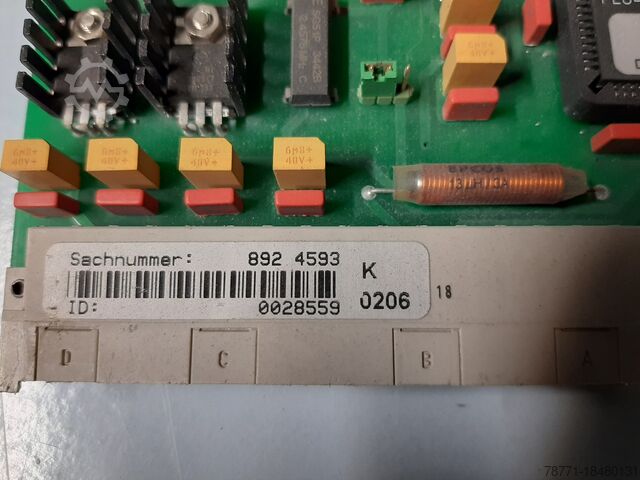 Plug-in-kaart Sachnummer 892 4593