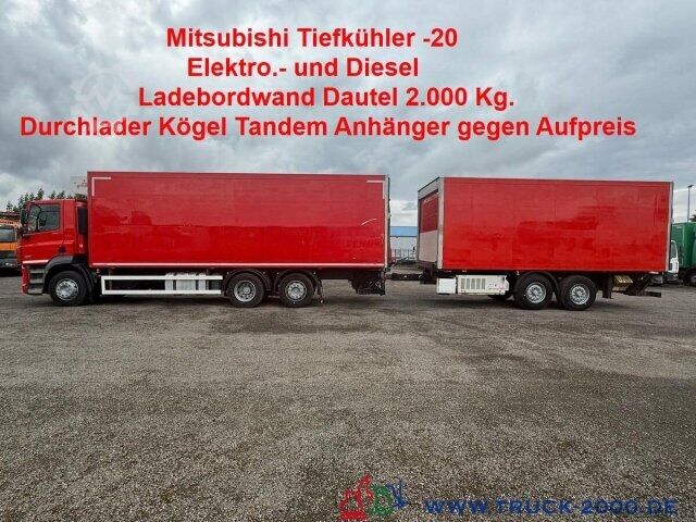 Kühlkoffer-LKW DAF CF460 Tiefkühler Mitsubishi -20° + LBW DAUTEL