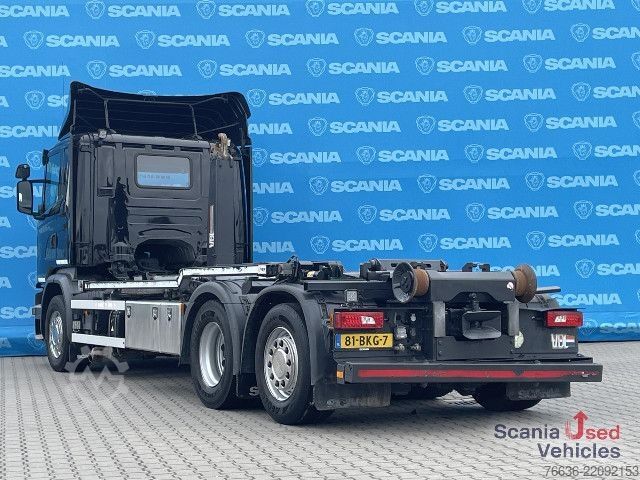 Billenőplatós teherautó Scania G 410 LB6x2*4HNA DIFF-L AIRCO 21T VDL HOOKLIFT