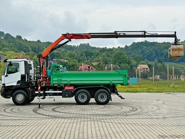 Billenő teherautó RENAULT C 430 *KIPPER 5,10 m + PK 16001 - K B* 6x4