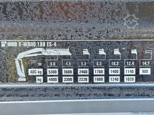 Kiepwagen RENAULT C 430 *KIPPER 6,80m* HIAB X-HIDUO 188 ES-4 * 8x4