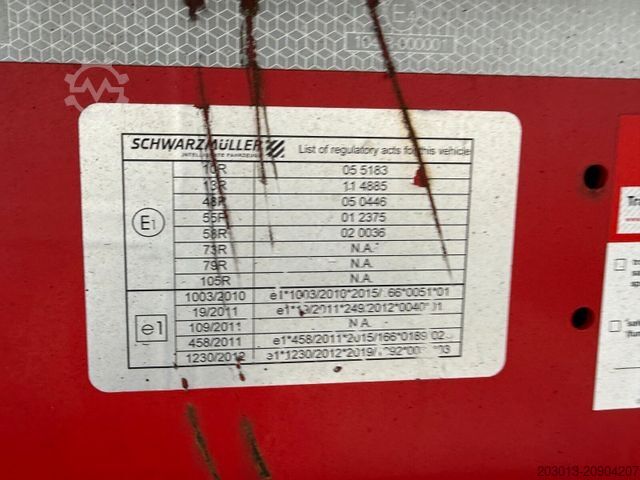 Semirremolque volquete SCHWARZMÜLLER SK K10VLN3 Kippauflieger 3 ACHS