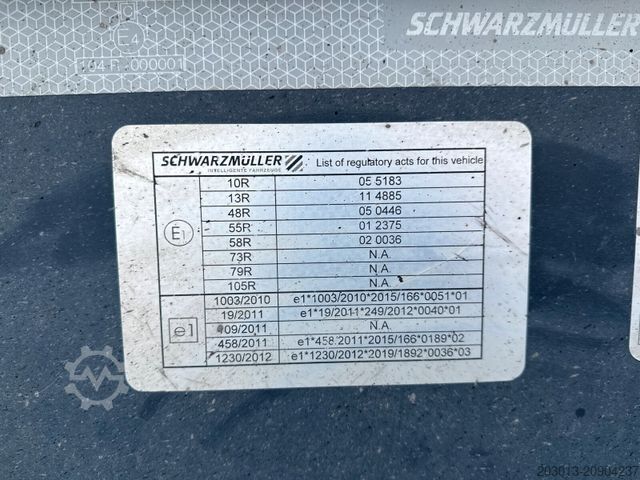 Semirremolque volquete SCHWARZMÜLLER SK SM 5198 Kippauflieger 3 ACHS