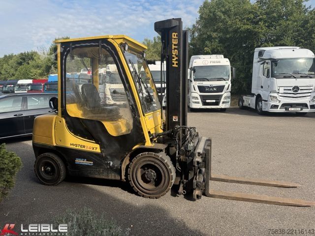 Első homlokrakodó targonca HYSTER H3.0XT*LPG*Drehgerät*Seitenschub*3.600h*