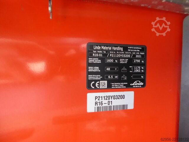 Chariot à mât rétractable Linde R16-01