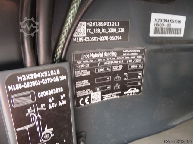 Chariot élévateur à fourche diesel Linde H50D-02