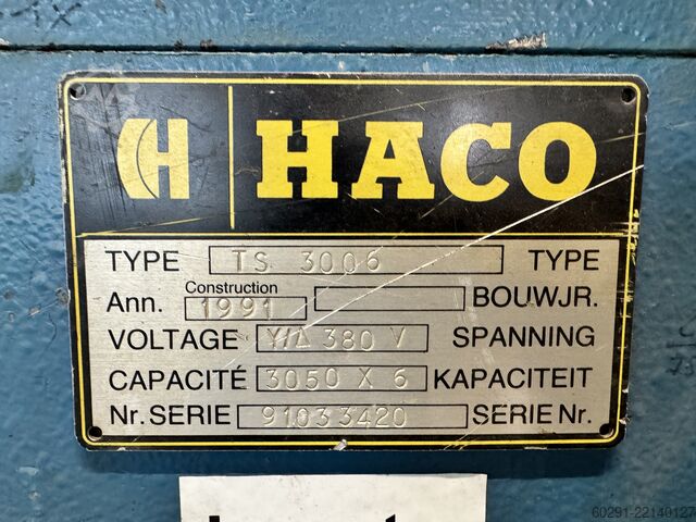 élhajlítógép HACO TS 3006
