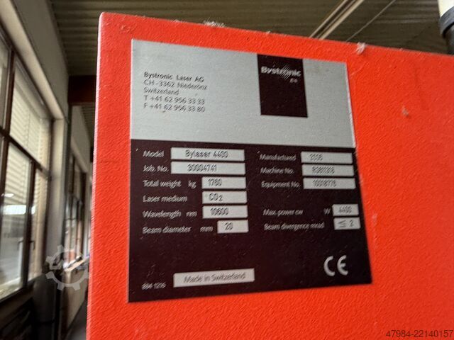 Laserový řezací stroj BYSTRONIC BYSTAR 3015