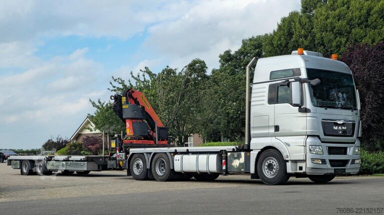 Darus teherautó MAN TGX 26.400 6x2 KRAANWAGEN!!PALFINGER 34TM !! AF...
