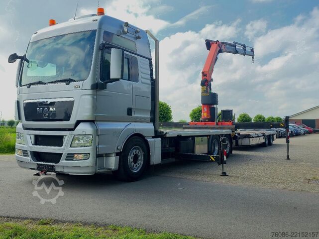 Darus teherautó MAN TGX 26.400 6x2 KRAANWAGEN!!PALFINGER 34TM !! AF...