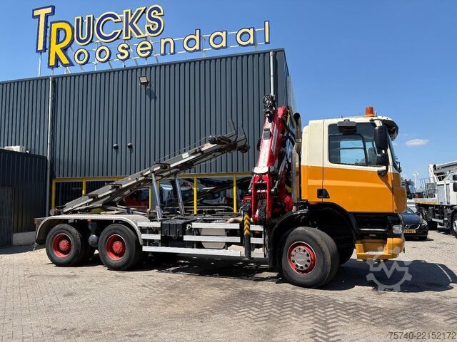 Ciężarówka z dźwigiem Ginaf X 3335 S + PALFINGER  E 165 Z + 6X6 + MANUAL + ...