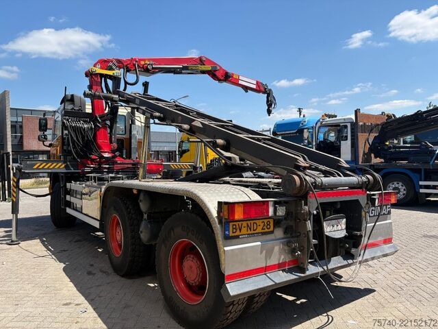 Ciężarówka z dźwigiem Ginaf X 3335 S + PALFINGER  E 165 Z + 6X6 + MANUAL + ...