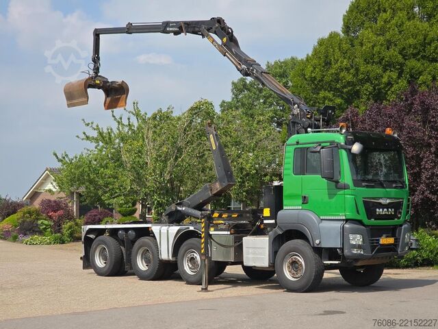 Kampókaros rendszer Wvt TGS 480 WIERDA WIDESPREAD 8x4!! Z KRAAN/HAAK/ R...