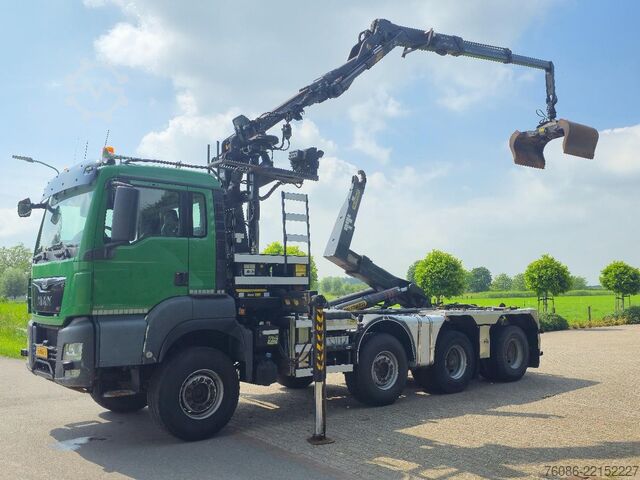Kampókaros rendszer Wvt TGS 480 WIERDA WIDESPREAD 8x4!! Z KRAAN/HAAK/ R...