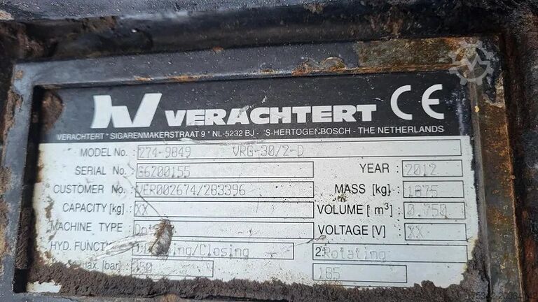 Sortiergreifer Verachtert VRG 30/2D – CW40