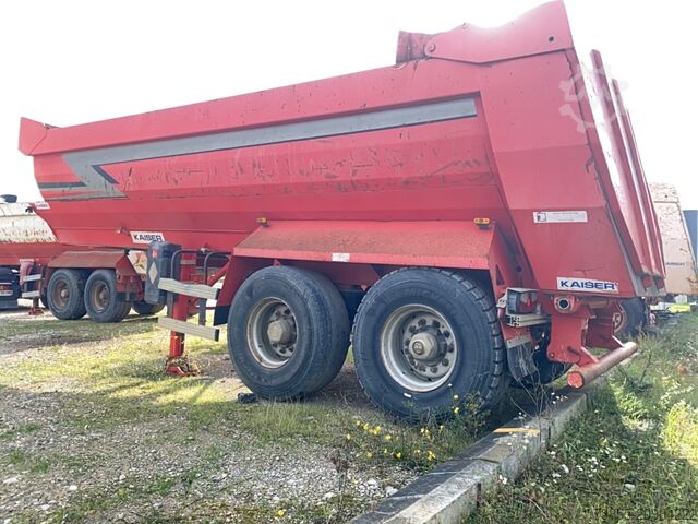 Remorque benne ROBUSTE KAISER S3302A Steel Trailer