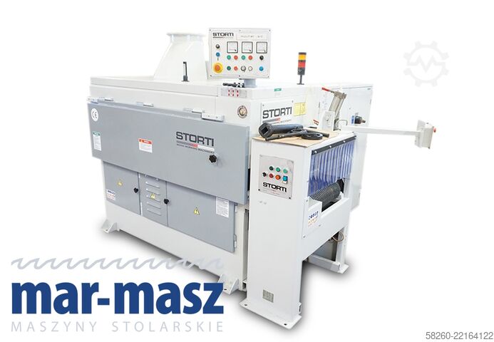 Zweiwellen-Raupen-Multisäge STORTI MULTIBI 18/C2X55KW 400 180 