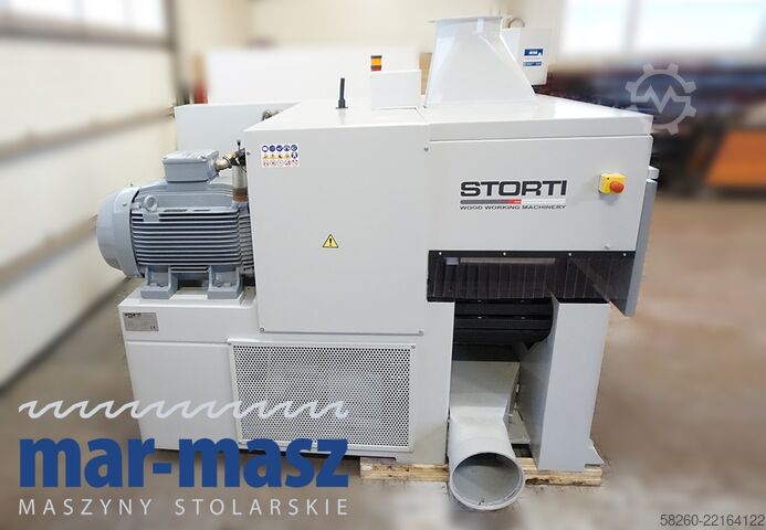 Zweiwellen-Raupen-Multisäge STORTI MULTIBI 18/C2X55KW 400 180 