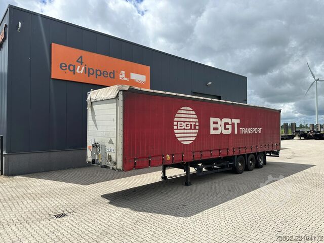 Skjutbara presenningar System Trailer BPW DISC / HARDWOODEN FLOOR / NL-TRAILER / APK:...