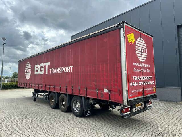 Skjutbara presenningar System Trailer BPW DISC / HARDWOODEN FLOOR / NL-TRAILER / APK:...