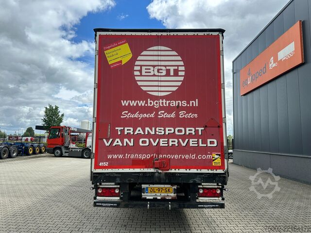 Skjutbara presenningar System Trailer BPW DISC / HARDWOODEN FLOOR / NL-TRAILER / APK:...